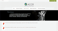 Desktop Screenshot of accr.org