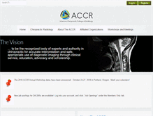 Tablet Screenshot of accr.org